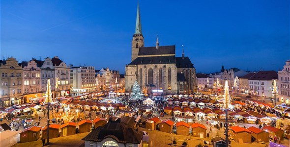 PLZEŇ kouzlo českého adventu a bublinek