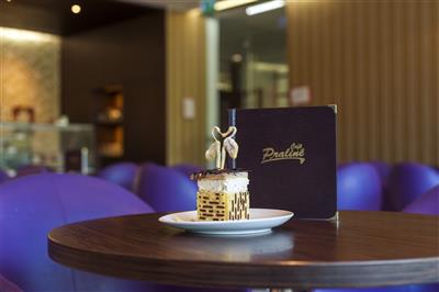 MORAVSKE TOPLICE & TERMAL relax v Terme 3000 - posezení u lahodných zákusků v Café Praline - hotel Termal - lázně Moravske Toplice - Slovinsko - RELAX