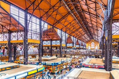 BUDAPEŠŤ & ENSANA MARKÉTIN OSTROV zážitkově na termálních pramenech - Velká tržnice - Budapešť - Maďarsko - poznávací zájezd