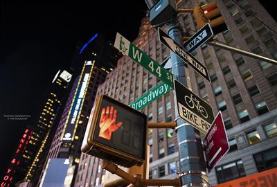 NEW YORK na týden PŘÍMÝM LETEM & hotel na Manhattanu - večerní Midtown - New York - USA - Amerika - poznávací zájezd