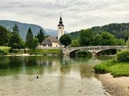 kostelík sv. Jana Křtitele u Bohinjského jezera - Ankaran - Slovinsko - relax pobyt