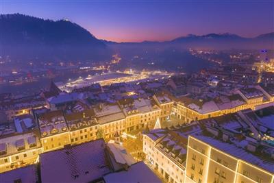 Silvestr v MOŘSKÉ LAGUNĚ a PORTOROŽI - vánoční Kranj - zdroj: https://www.visitkranj.com/