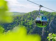 lanovka na rejdiště čarodějnic v údolí řeky Bode - Harz - Německo - poznávací zájezd