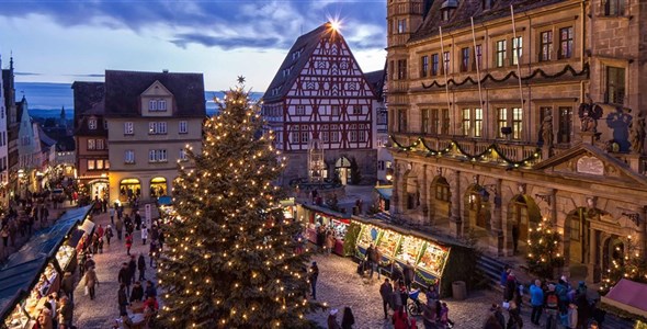 ROTHENBURG advent v bráně středověku