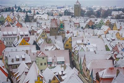 ROTHENBURG advent v bráně středověku