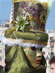 BENÁTKY karnevalové veselí na Valentýna - Benátky v karnevalu - karnevalová maska - Itálie - poznávací zájezd