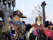 Benátky v karnevalu - karnevalové masky - Itálie - poznávací zájezd