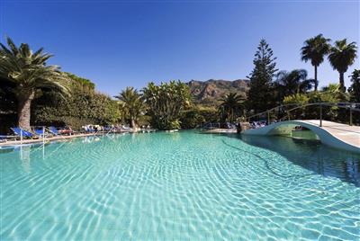 Terme Park Mediterraneo - Terme Park Mediterraneo - venkovní termální bazén - Forio - Ischia - za mořem